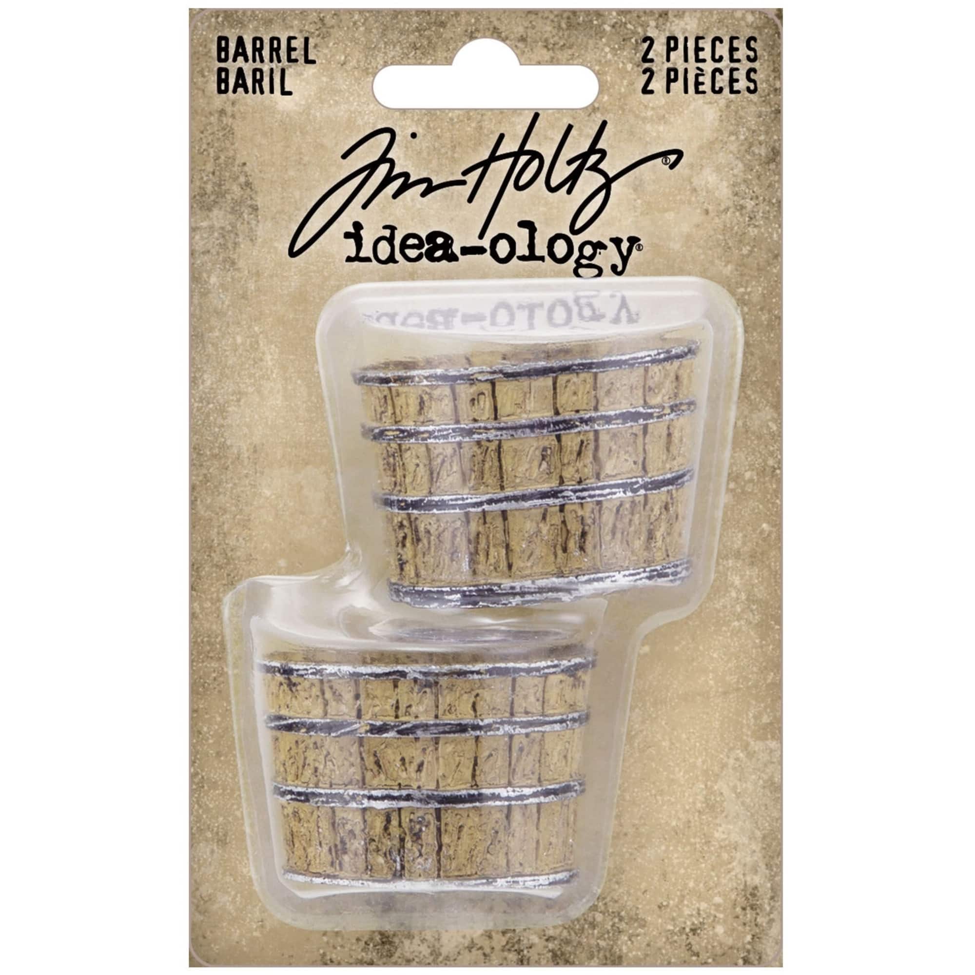 Tim Holtz® Idea-Ology® Mini Barrel Embellishments